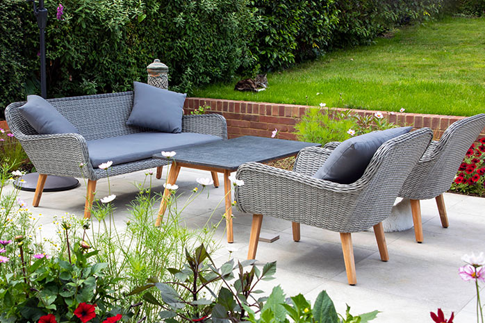 Make your terrace cosy and beautiful with furniture made of polyrattan